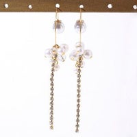 クリスタルハーフフープ ピアス Crystal Half Hoop Pierce Liala