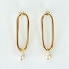 オーバル リング ピアス イヤリング Oval Ring Pierce Earring Liala