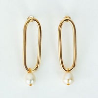 オーバル リング ピアス イヤリング Oval Ring Pierce Earring Liala