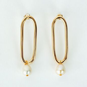 オーバル リング ピアス イヤリング Oval Ring Pierce Earring Liala