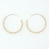 パール ラップ フープ ピアス イヤリング Pearl Wrap Hoop Pierce Earring Liala