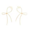 リボン ポイント パール ピアス イヤリング Ribbon Point Pearl Pierce Earring Liala