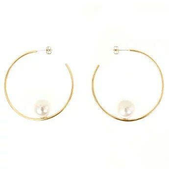 フルムーン パール ピアス Full Moon Pearl Pierce Liala