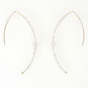 クリスタル カーブ ピアス Crystal Curve Pierce Liala