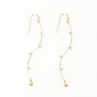 タイニー ウェーブ ピアス イヤリング Tiny Wave Pierce Earring Liala