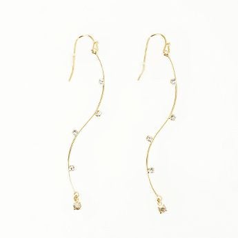 タイニー ウェーブ ピアス イヤリング Tiny Wave Pierce Earring Liala
