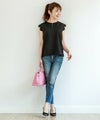 新色追加/手洗い可/スカラップカット/ノースリーブ/上品/大人可愛い