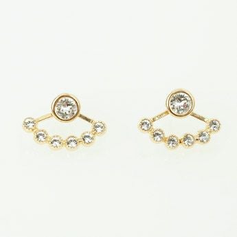 クリスタル フローラル ピアス Crystal Floral Pierce