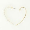 パール ハート フープ ピアス Pearl Heart Hoop Pierce