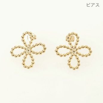 スタッズ クローバー ピアス イヤリング Studs Clover Pierce Earring