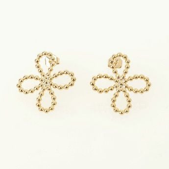 スタッズ クローバー ピアス イヤリング Studs Clover Pierce Earring