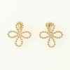 スタッズ クローバー ピアス イヤリング Studs Clover Pierce Earring