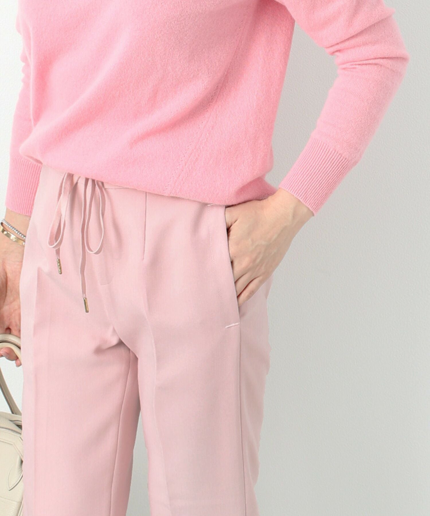 パンツ センタープレス ドローストリング ストレッチ Liala×PG 全6色