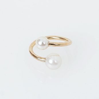 ツイン パール リング Twin Pearl Ring （Liala） 全1種 ｜lia911-9603