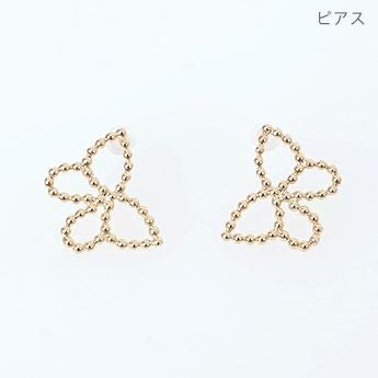 バタフライ スタッズ ピアス イヤリング ゴールド 真鍮 蝶 バタフライ スタッズ ピアス イヤリング Butterfly Studs Pierce Earring （Liala）