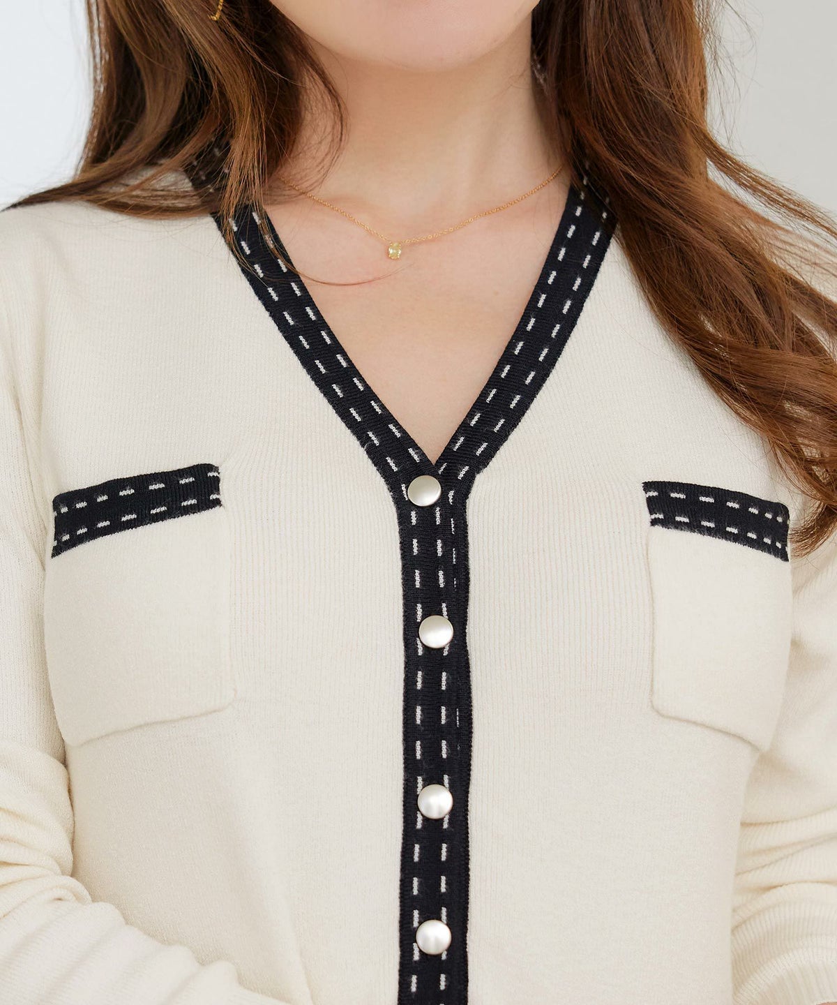 手洗い可 レディース 長袖 秋冬春 長袖 可愛い 上品 きれいめ オフィス 色 フェミニン ジョイントスペース