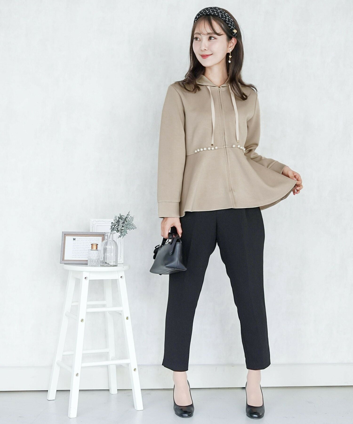 パーカー ライトボンディング フレアライン le reve vaniller 全6色