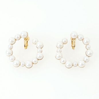 クロス リング ピアス イヤリング Cross Ring Pierce Earring