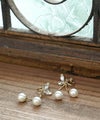 アクセサリー/ピアス/イヤリング/チェリー/さくらんぼ/ゴールド/パール/ビジュー