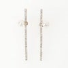 ライン クリスタル ピアス イヤリング Line Crystal Pierce Earring