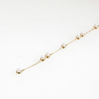 タイニー パール ロング ピアス イヤリング Tiny Pearl Long Pierce Earring