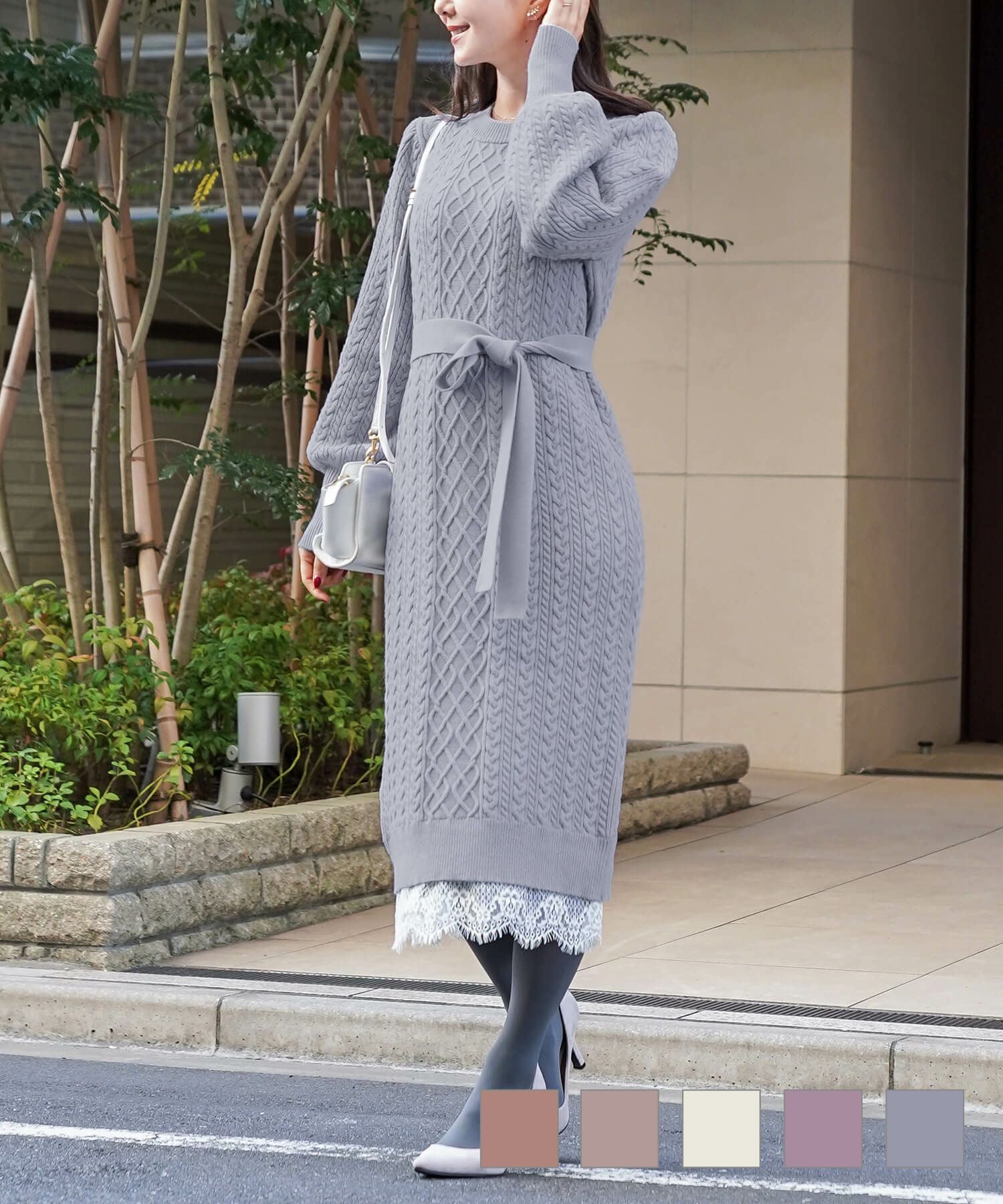 最終値下げ　リュクスバーディ新品アリュールニットワンピースSS 14300円 最終値下げ リュクスバーディ新品アリュールニットワンピースSS 14300