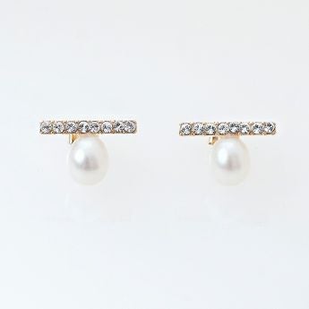 淡水パール T ピアス Freshwater Pearl T Pierce