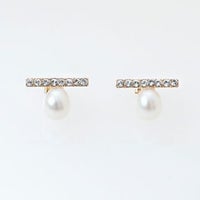 淡水パール T ピアス Freshwater Pearl T Pierce