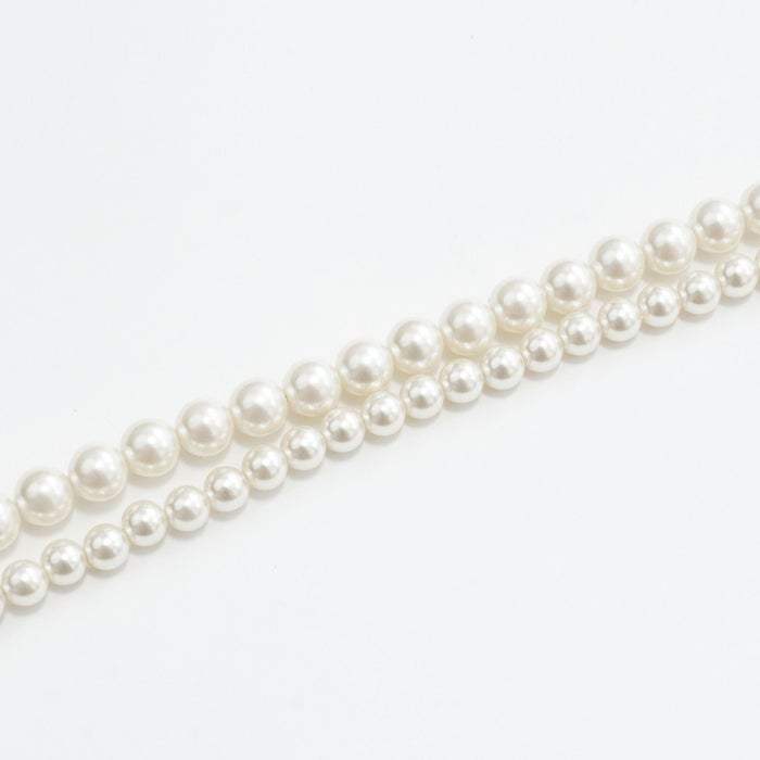 2連 ロング パール ネックレス Double Long Pearl Necklace