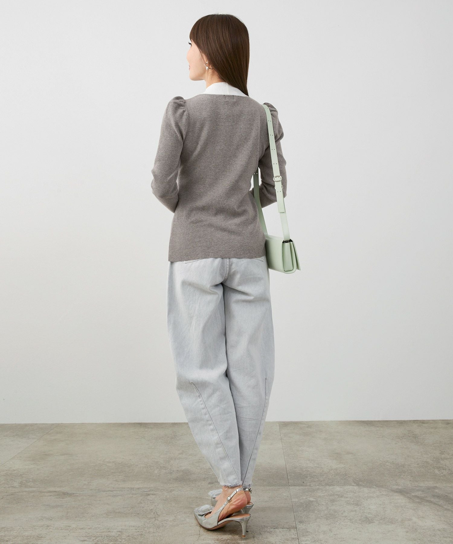 ボウタイ リボン ニット