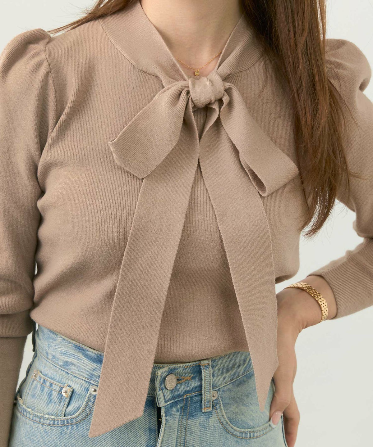 新色追加 手洗い可 トップス レディース かわいい オフィス きれいめ バイカラー 白黒 上品 ジョイントスペース