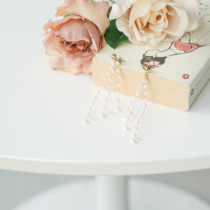 スパークリング パール ピアス イヤリング Sparkling Pearl Pierce Earring