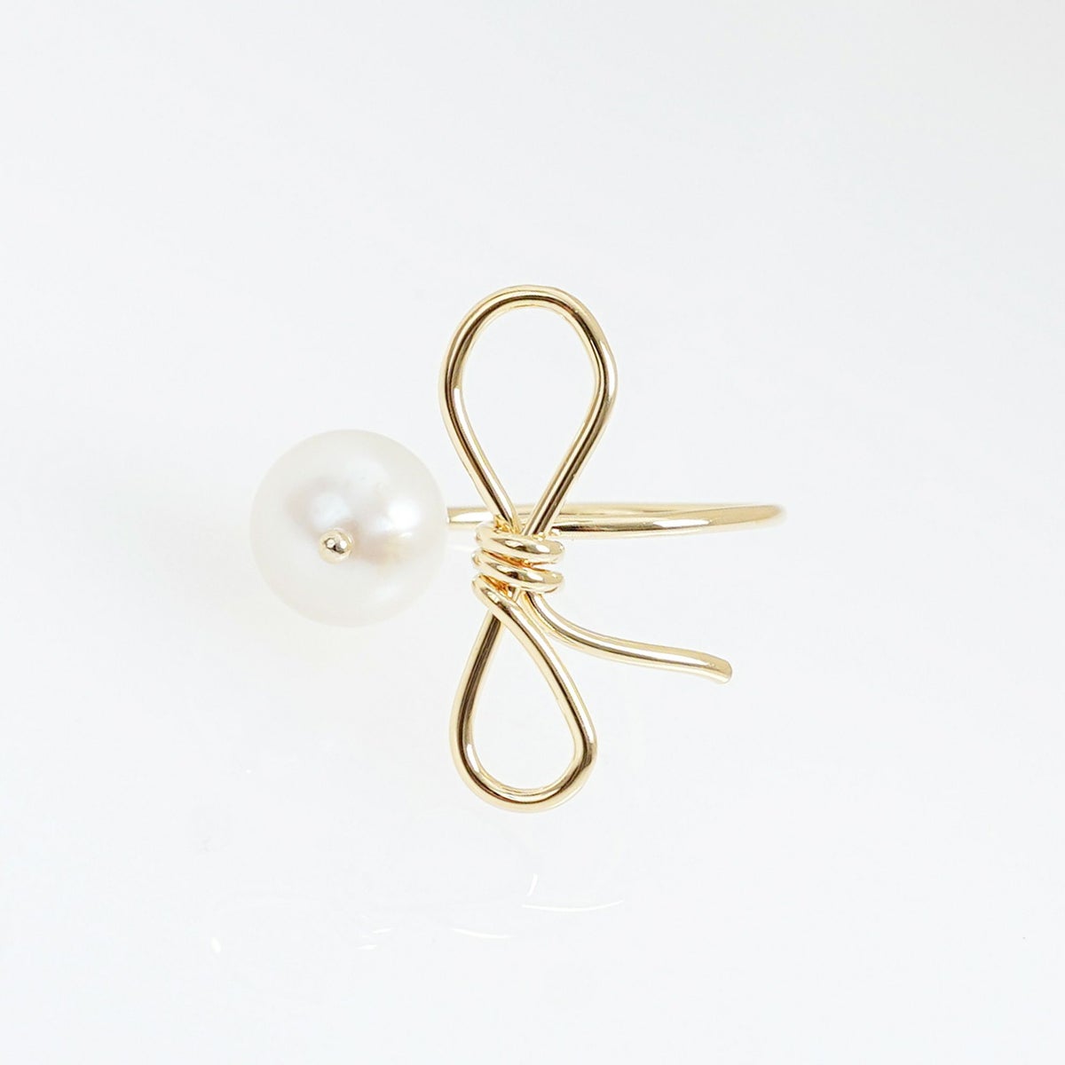 リボン パール リング Ribbon Pearl Ring
