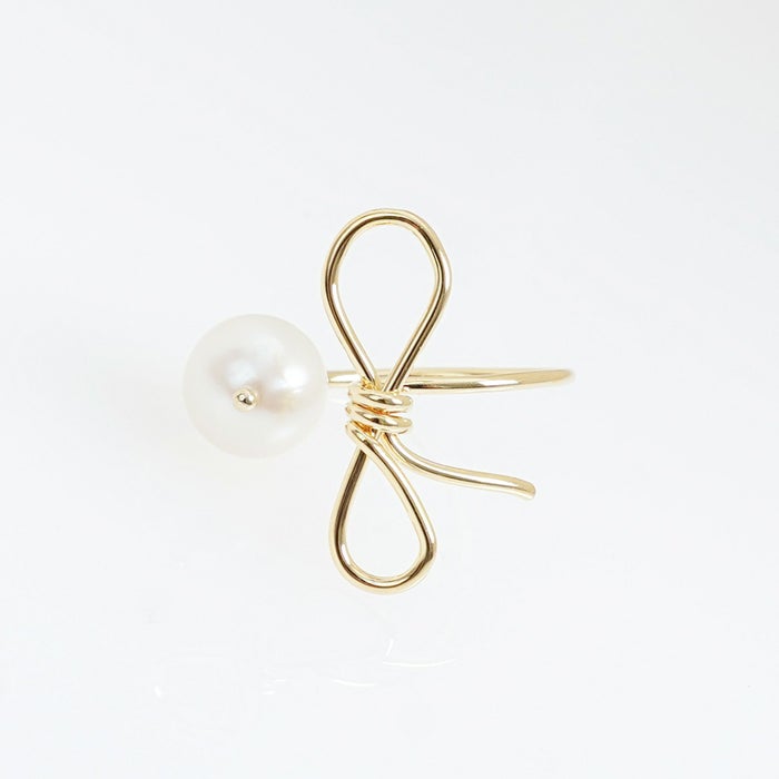 リボン パール リング Ribbon Pearl Ring