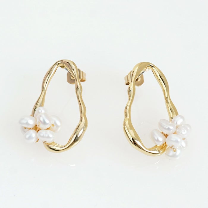ティアードロップ フレーム ピアス Tear Drop Frame Pierce