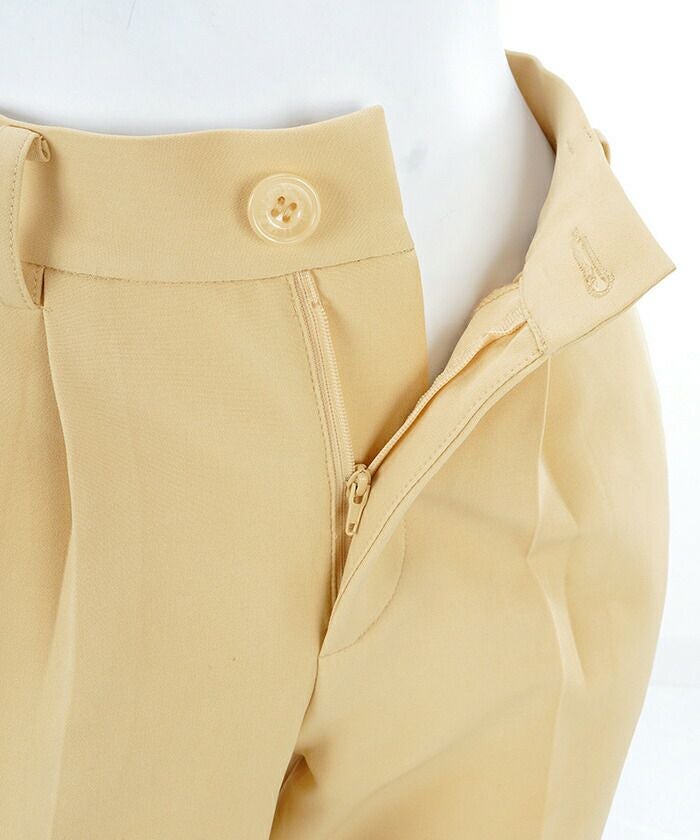 パンツ センタープレス フロントボタン Liala×PG 全3色｜lpg711-0996
