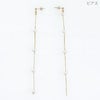 淡水 パール アシンメトリー ピアス イヤリング Freshwater Pearl Asymmetry Pierce Earring