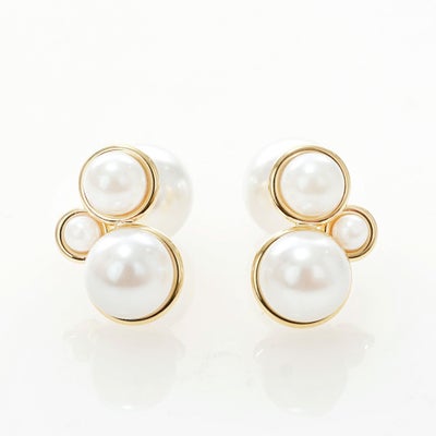 デコラティブ パール キャッチ ピアス イヤリング Decorative Pearl 
