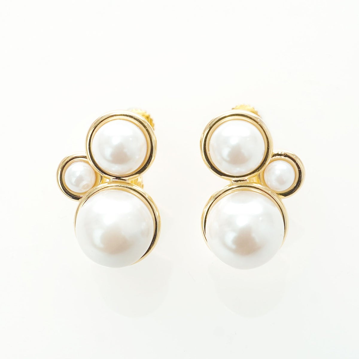 デコラティブ パール キャッチ ピアス イヤリング Decorative Pearl Catch Pierce Earring