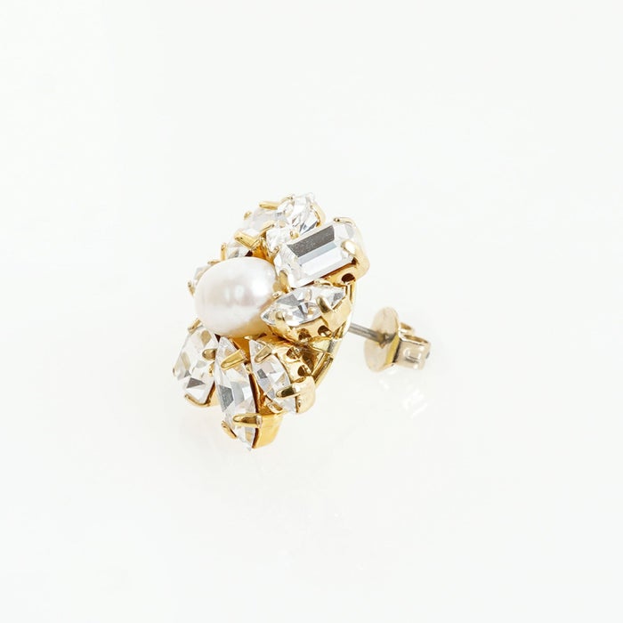 フラワー ビジュー ピアス イヤリング Flower Bijou Pierce Earring