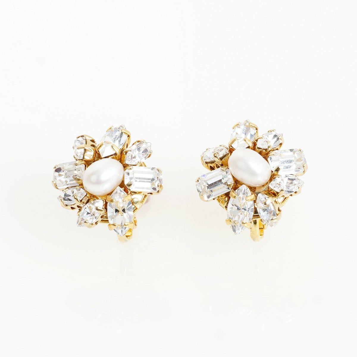 フラワー ビジュー ピアス イヤリング Flower Bijou Pierce Earring