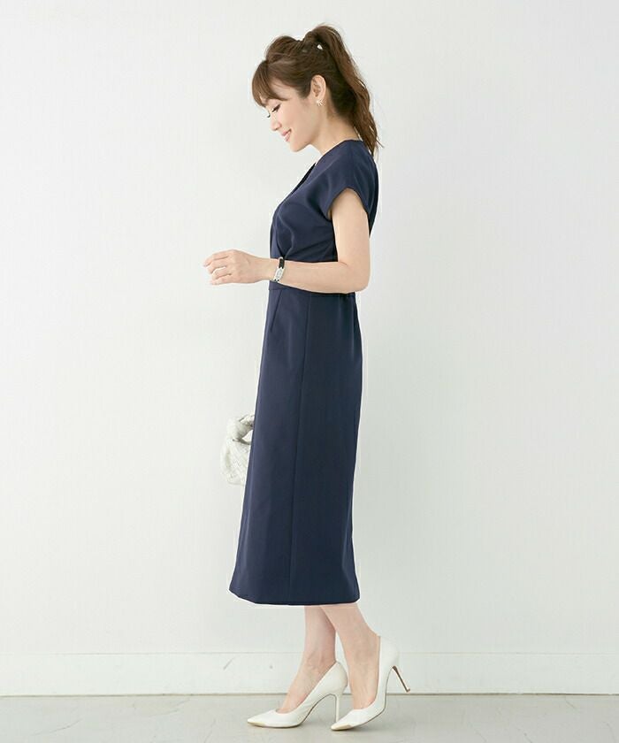 ワンピース タイト カシュクール Liala×PG 全4色｜lpg311-1117【5