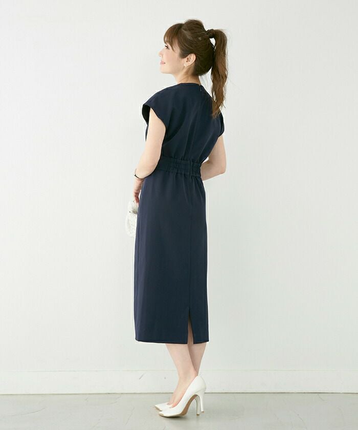 PGワンピース *141 PGワンピース *141 タックスリーブ ワンピース 長袖