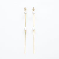 ロング チェーン 2 パール ピアス Long Chain 2 Pearl Pierce