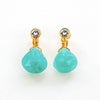 アマゾナイト ストーン ピアス イヤリング Amazonite Stone Pierce Earring