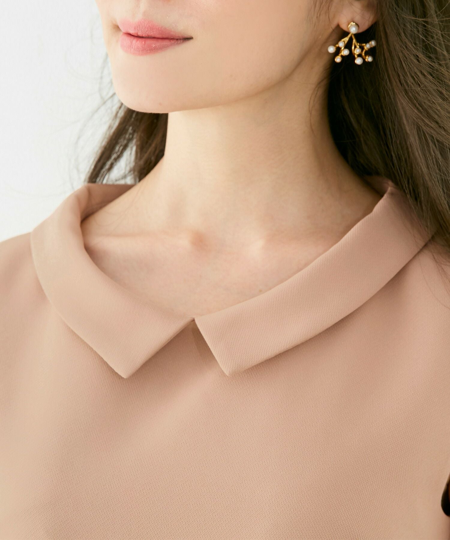 ブラウス 襟付き ノースリーブ Liala×PG 全3色｜lpg811-1144【1