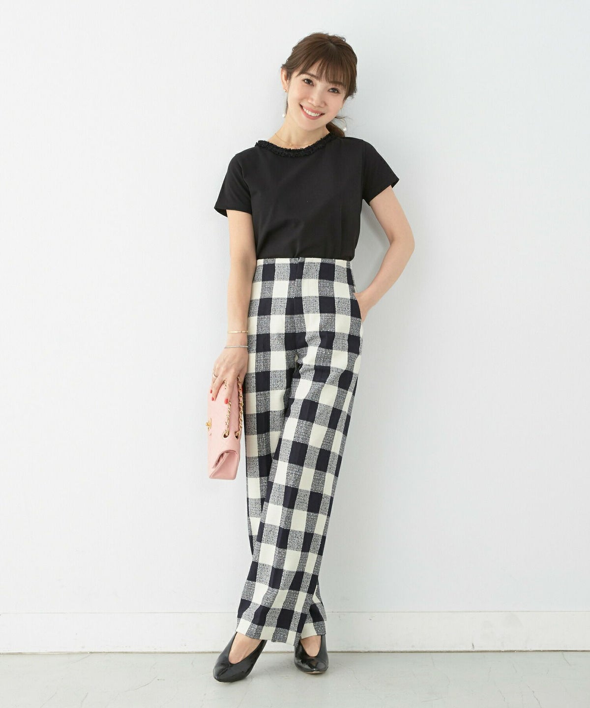 トップス/Tシャツ/上品/シンプル/ベーシック/華やか