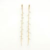 アクアマリン ロング ピアス イヤリング Aquamarine Long Pierce Earring