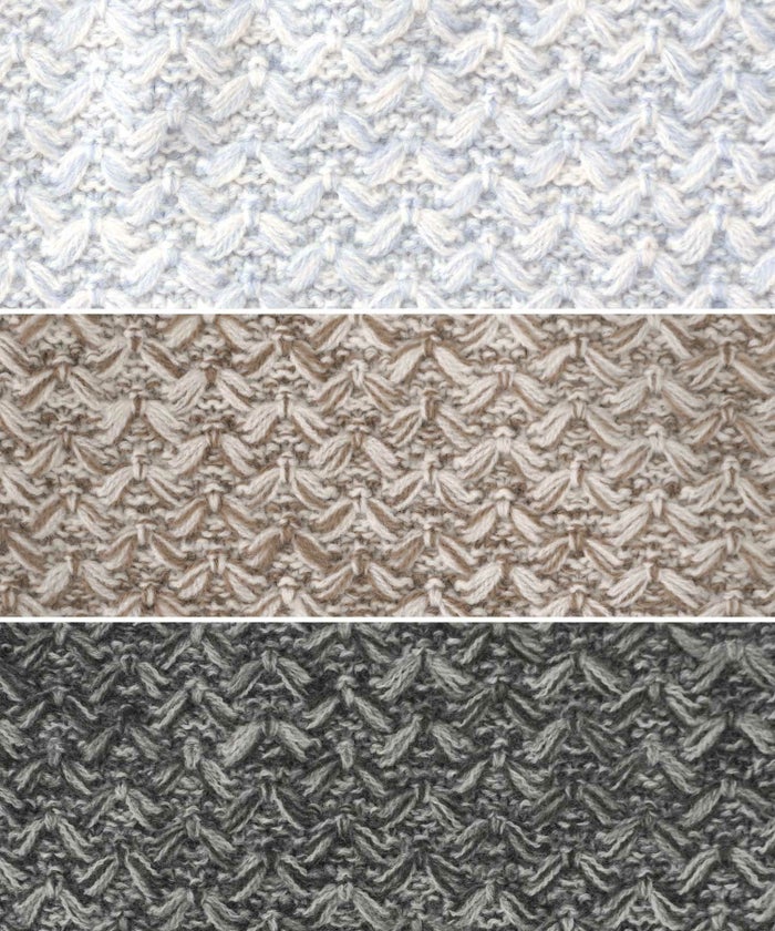 手洗い可/レディース/カーディガン/秋/冬/ニット/ツイード/タック編み/セーラーカラー/パール/ビジュー/長袖/ブルーグレー/ブラウン/チャコール/茶/黒/モノトーン/ニットツイード/