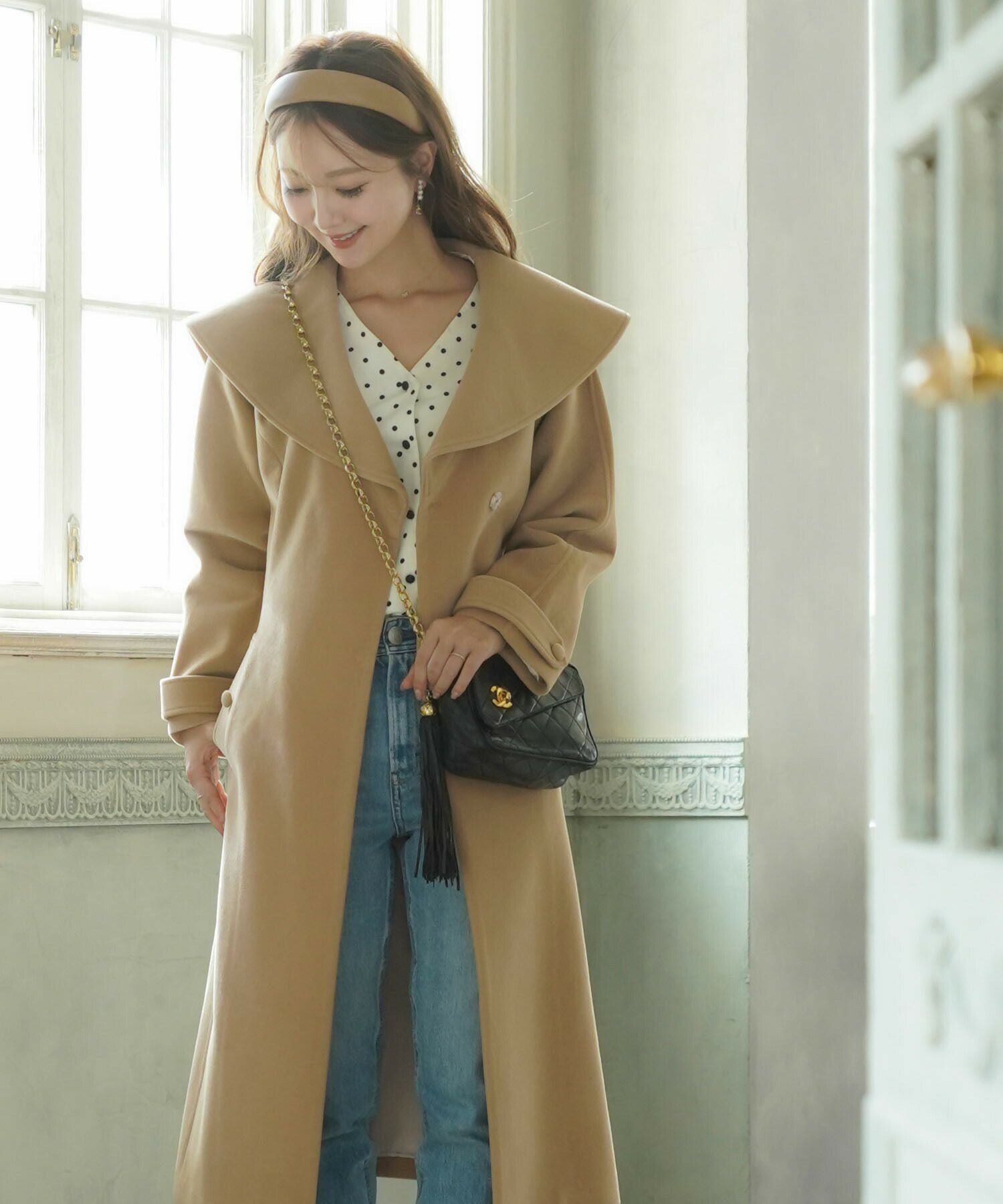 コート セーラーカラー デザイン le reve vaniller 全3色 ｜lvn112